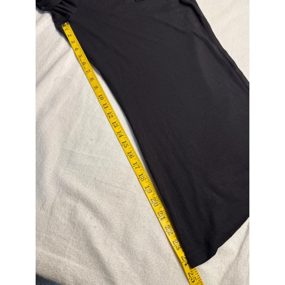 Michael Kors Lounge Pants Womens 3X Black Wide Leg Stretch Cotton Modal New